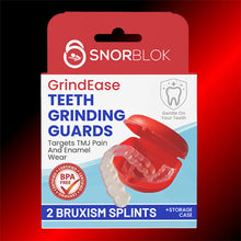 Snorblok GrindEase teeth grinding night guard for bruxism relief and jaw clenching protection while sleeping