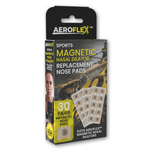 Aeroflex Sports Magnetic Nasal Dilator Refill Pack – 30 Pairs Replacement Nose Pads