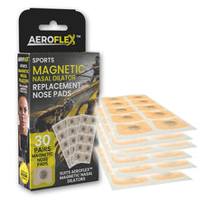 Aeroflex Sports Magnetic Nasal Dilator Refill Pack – 30 Pairs Replacement Nose Pads