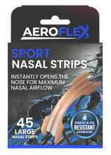 Aeroflex Sports Nasal Strips 45 Strips - Large