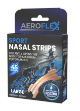 Aeroflex Sports Nasal Strips 45 Strips - Large