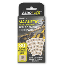 Aeroflex Sports Magnetic Nasal Dilator Refill Pack – 30 Pairs Replacement Nose Pads