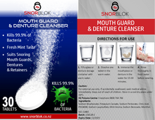 Mouthpiece Steriliser Tablets Packet 30 | Mint Flavour