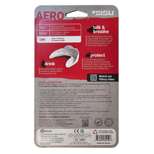 SISU Nextgen Aero Mouth guard - LARGE Charcoal Black -Slim Fit Sports Mouthguard for Adults - Braces Compatible