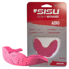 SISU Nextgen Aero Medium Hot Pink Mouthguard – Slim Fit Sports Mouthguard for Adults & Teens - Braces Compatible