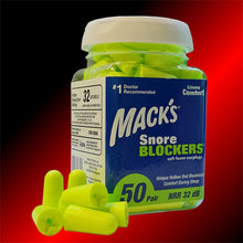 Mack's Hi Viz Soft Foam Earplugs by SNORBLOK NZ