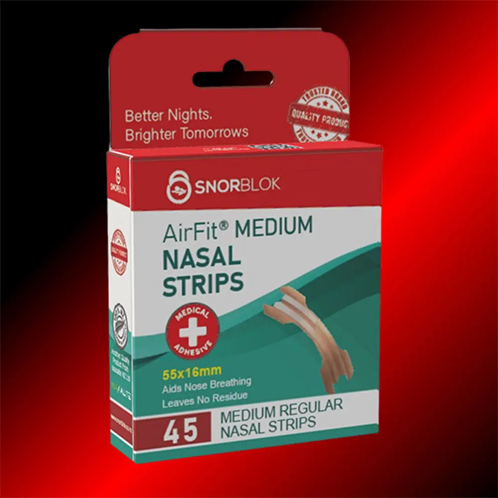 Snorblok Nasal Strips - 45 Medium | For Better Breathing And Snoring ...
