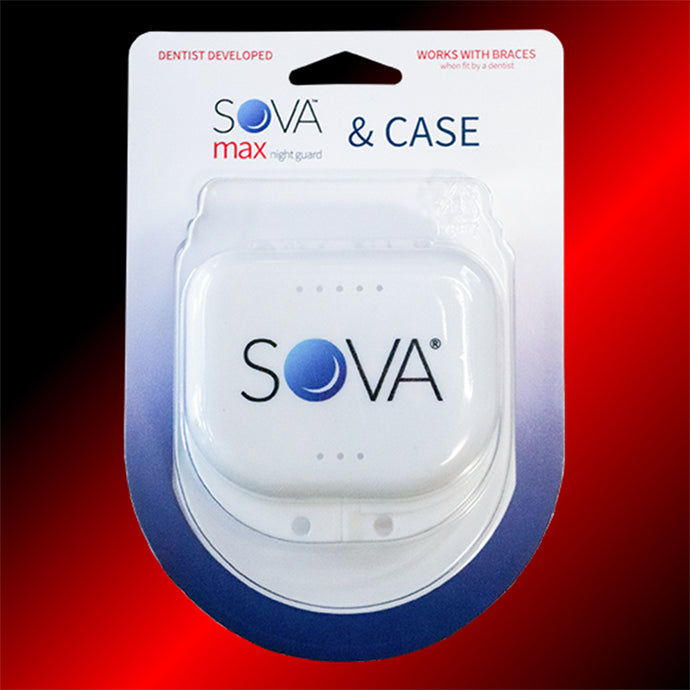 Bruxism Mouthguard | SOVA Max Nightguard - Teeth Grinding Mouthpiece + Case