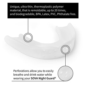 SOVA 3D Nightguard - Anti Teeth Grinding Mouthguards - 2 Pack