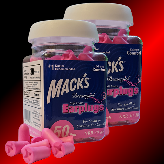 Macks Dreamgirl Ear Plugs 50 Pairs