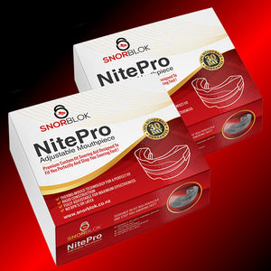 NitePro Stop Snoring Mouthpiece 2 Pack