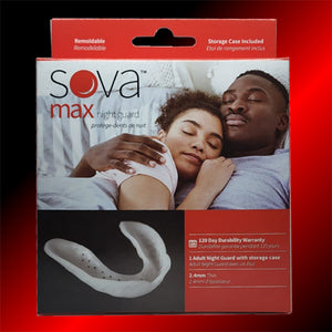 Bruxism Mouthguard | SOVA Max Nightguard - Teeth Grinding Mouthpiece + Case