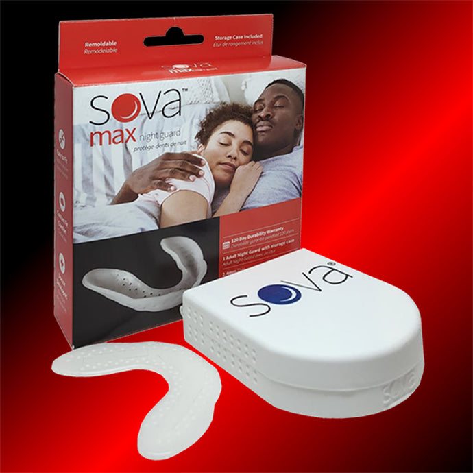 Bruxism Mouthguard | SOVA Max Nightguard - Teeth Grinding Mouthpiece + Case