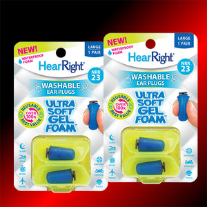 Ear Plugs - Snoring | HearRight® Ultra Soft Gel Foam Earplugs