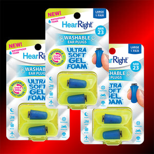Ear Plugs - Snoring | HearRight® Ultra Soft Gel Foam Earplugs